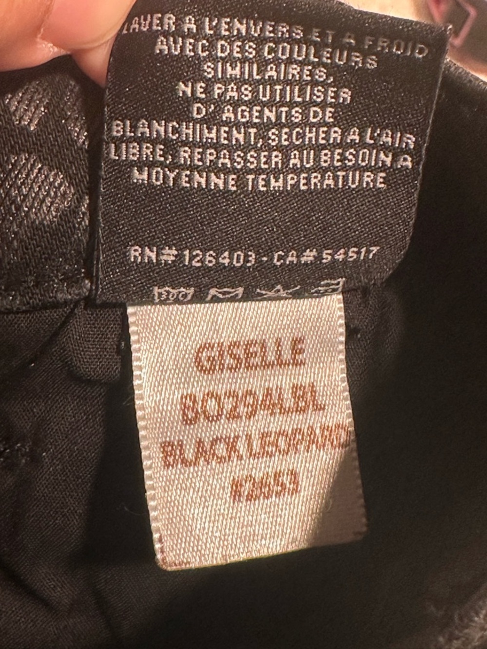 Black Orchid Gisele HighRise Super Skinny Black Leopard ShinyGray Textured Jeans - Picture 12 of 16